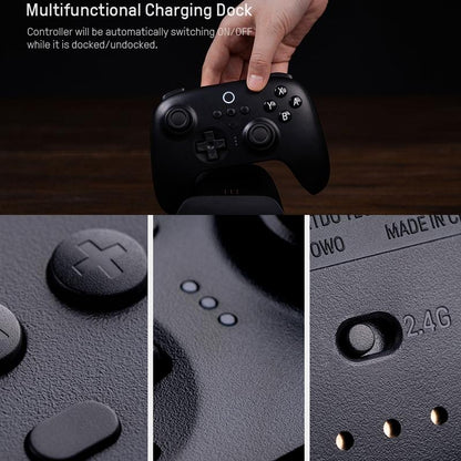 Wireless Gaming Controller for Switch / Pc - Tooth Design - White