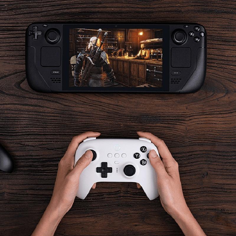 Wireless Gaming Controller for Switch / Pc - Tooth Design - White