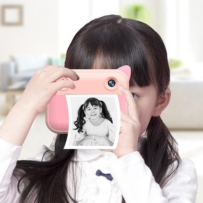 2.4 Hd Screen Kids Thermal Printing Camera - no Memory Card - Blue