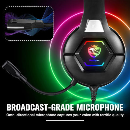 Omni-Directional Esports Headset 1.9M Length - Blac