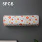 5-pack Hanging Ac Dust Cover - 95x20x31cm - Thickened - Red Flower