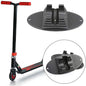 Children's Bicycle Parking Rack - Fixed Scooter Wheel Pad Black