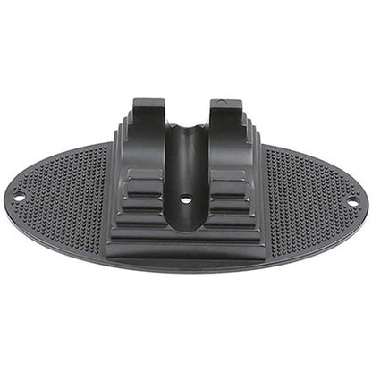 Children's Bicycle Parking Rack - Fixed Scooter Wheel Pad Black