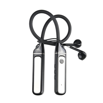 Wireless Sports Earphones with Bluetooth 5.3 and Built-in Sound Card - Black