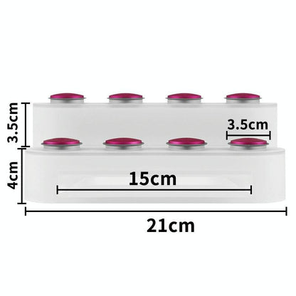 8-attachment Dyson Airwrap Storage Rack in Rose Red