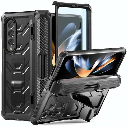 Foldable Shockproof Phone Case for Samsung Galaxy z Fold 4 / 5g - Black