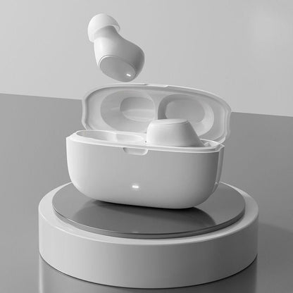 Wireless Earphones with Ai Noise Cancelling Mic and Bluetooth 5.3 - White