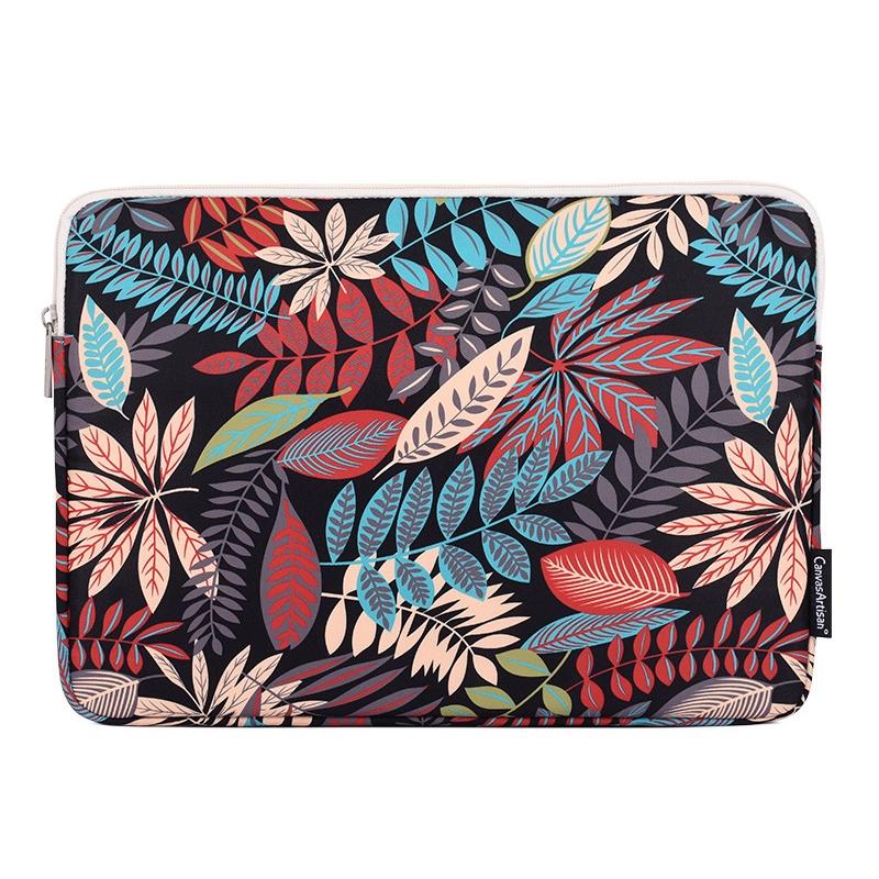 Portable 14 Tablet Bag - Waterproof Nylon Multi-function - Nary Brown