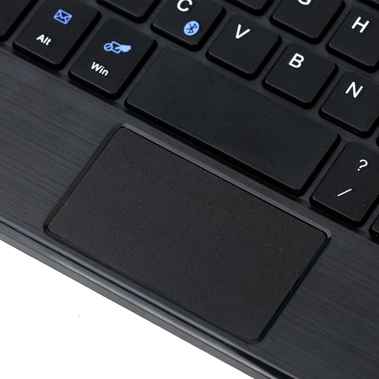 Detachable Bluetooth Keyboard Leather Tablet Case For Ipad Mini 6 With Touchpad & Holder - Black