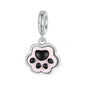 925 Sterling Silver Platinum Plated Luminous Cat Claw Pendant
