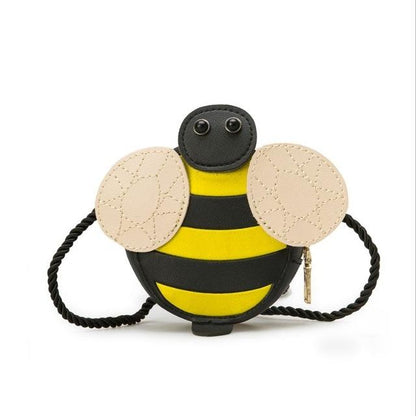 Adorable Kids' Tassel Purse Cute Cartoon Animals - Ladybug