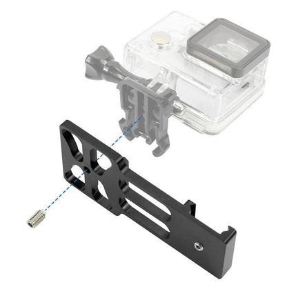Rail Side Mount for Gopro and Other Action Cameras - 20mm for Hunting Shots - Red