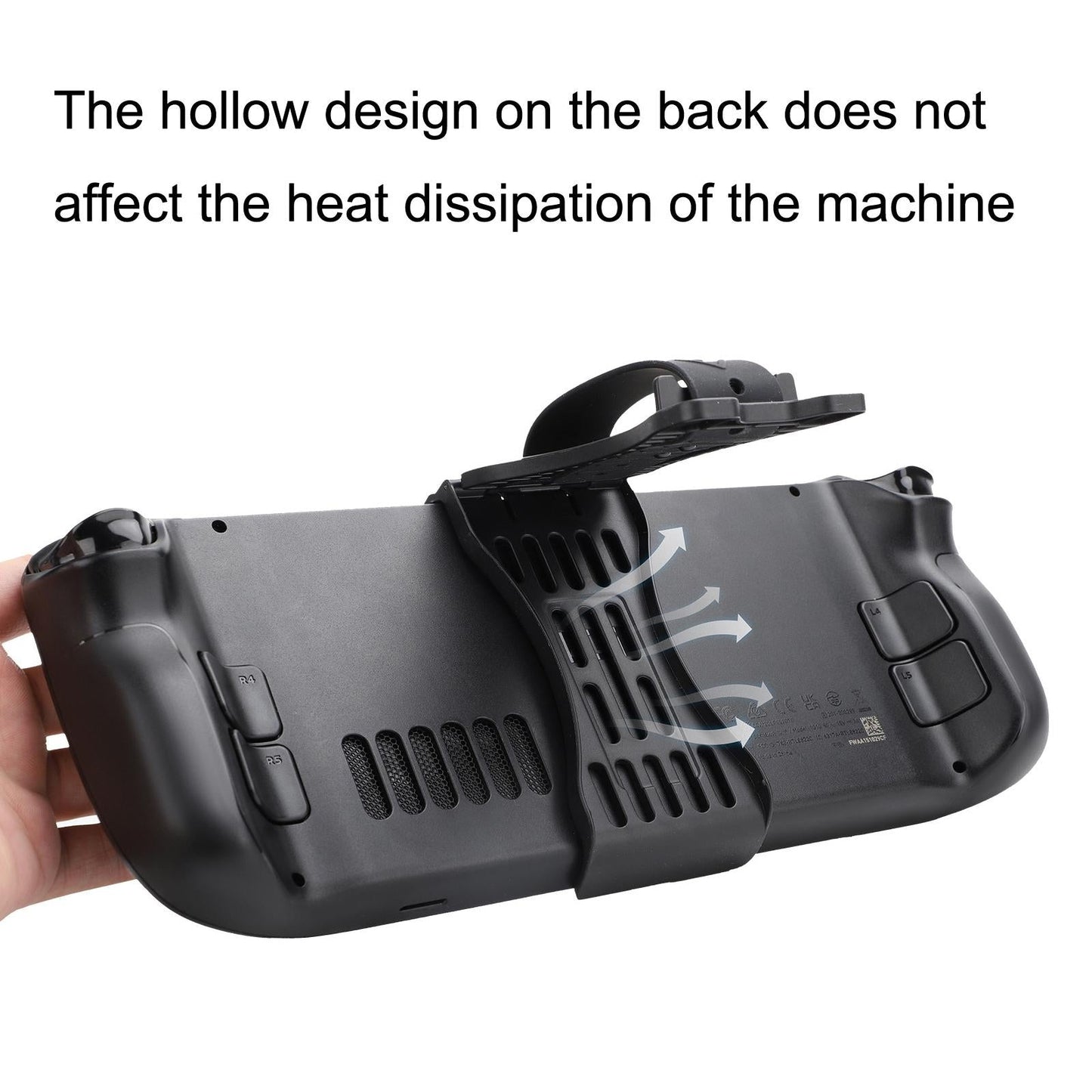Steam Deck Charging Base for Mobile Power and Desktop Bracket - Black