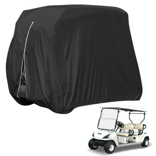 Waterproof Golf Cart Cover - 242 X 122 X 168 Cm - Black