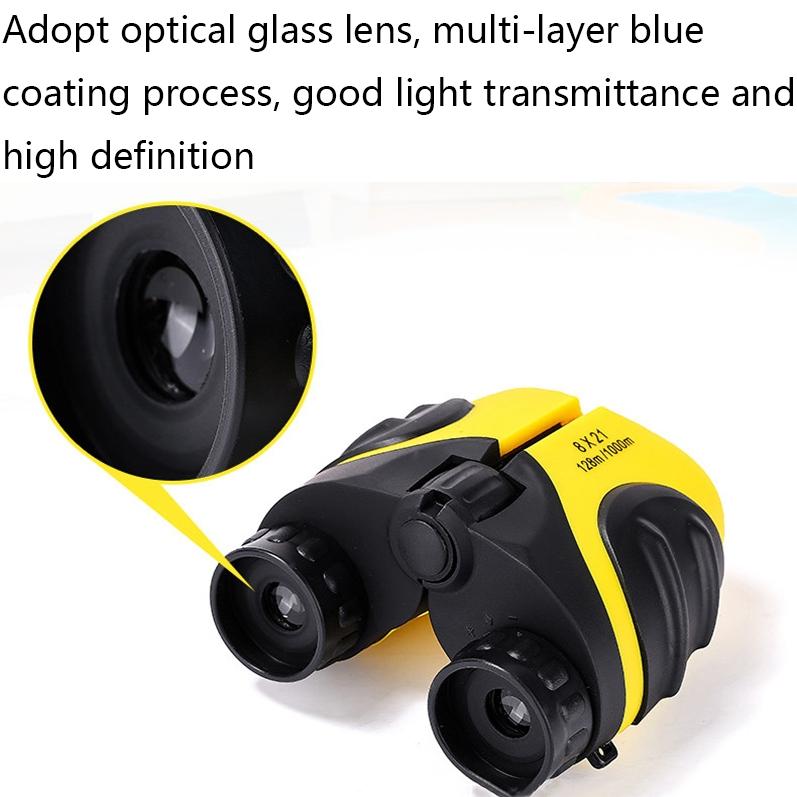 Mini Hd Binoculars for Children - Compact and High-quality - Red