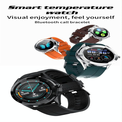 Waterproof Smart Watch With Heart Rate And Sleep Monitoring - Ip68 - Black