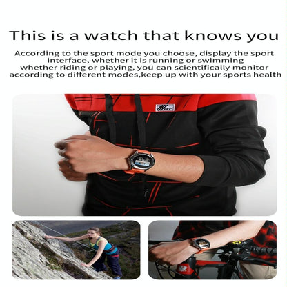 Waterproof Smart Watch With Heart Rate And Sleep Monitoring - Ip68 - Black