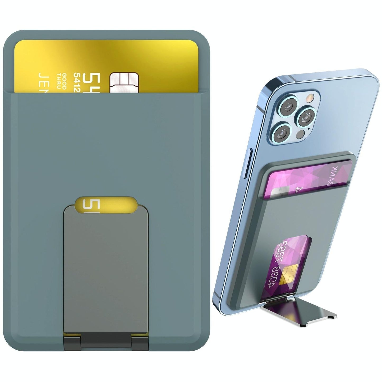 Universal Mobile Phone Card Holder Organizer Bag - Black