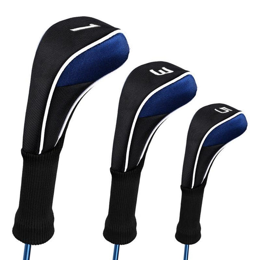 3-In-1 Golf Club Cover Set - No.1 No.3 No.5 - Blue
