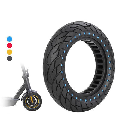 10x2.5 Inflatable Honeycomb Solid Run-flat Tire for Electric Scooter - Blue - 44Mm Slot Blue