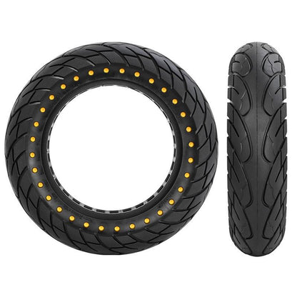 10x2.5 Inflatable Honeycomb Solid Run-flat Tire for Electric Scooter - Blue - 44Mm Slot Blue