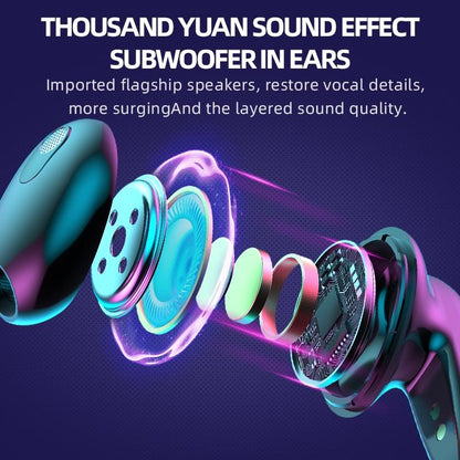 True Stereo Touch Bluetooth Earphones - G10 Tws 5.2 - White