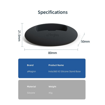 Silicone Desktop Base for Insta360 X3 Amagisn