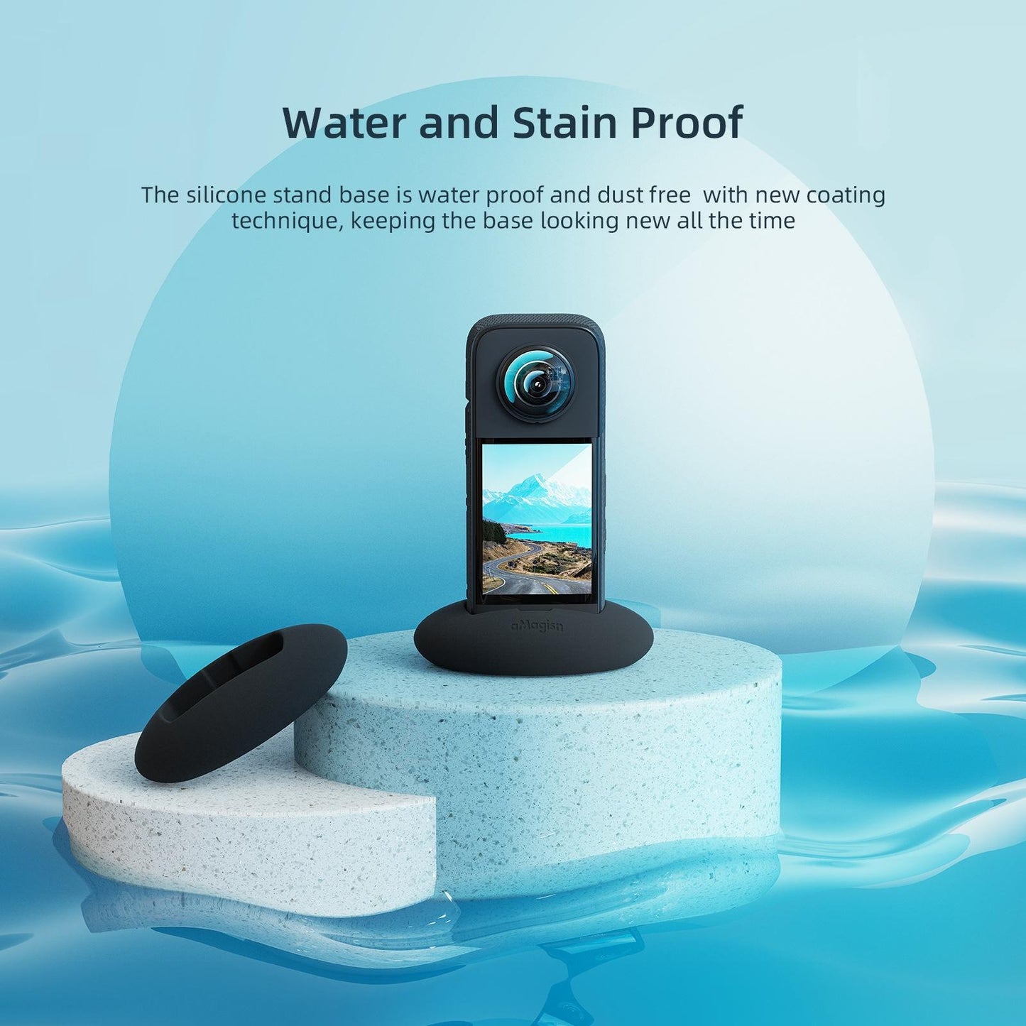 Silicone Desktop Base for Insta360 X3 Amagisn
