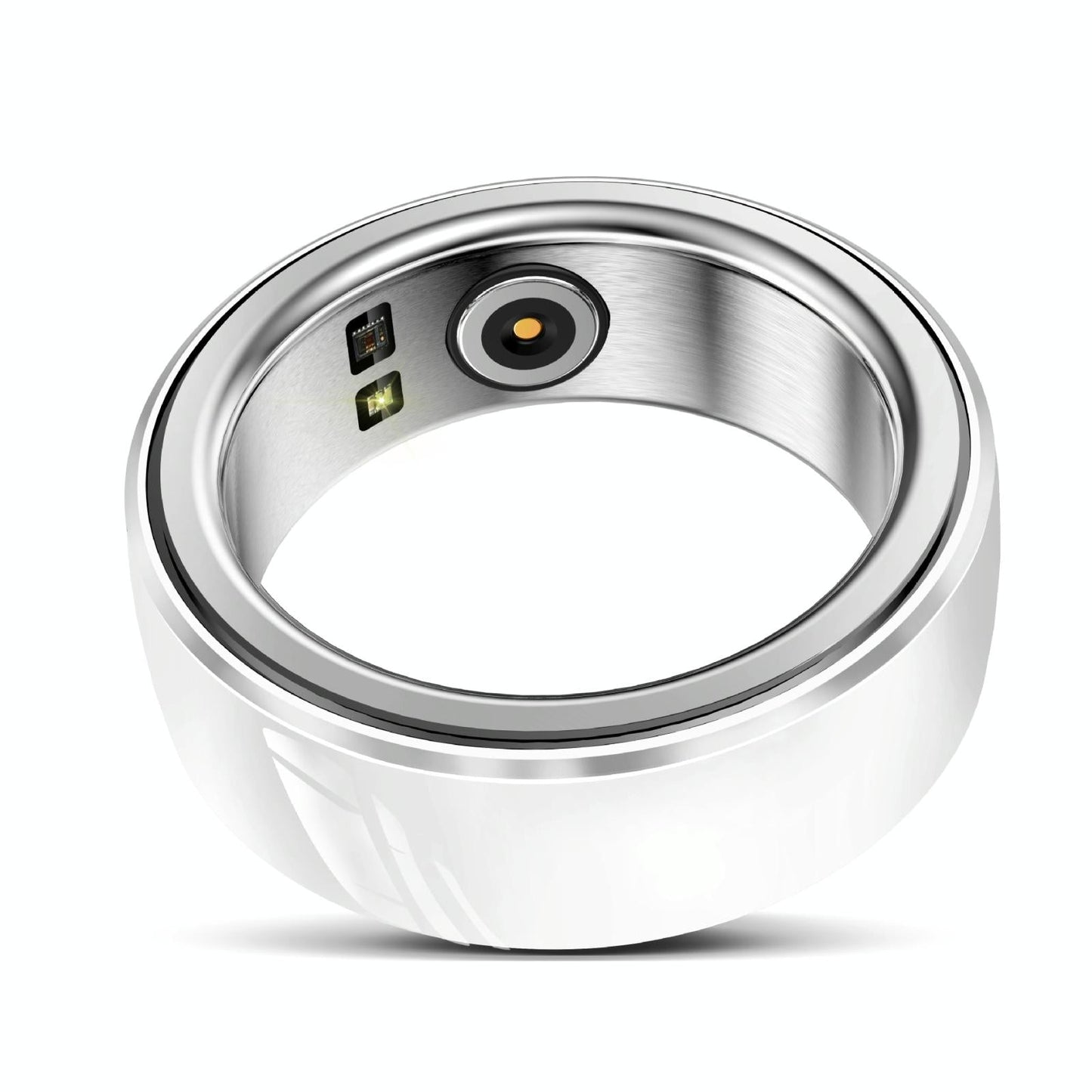 Smart Ring With Heart Rate Blood Oxygen Sleep & Sports Modes - R8 Size 18 - Black