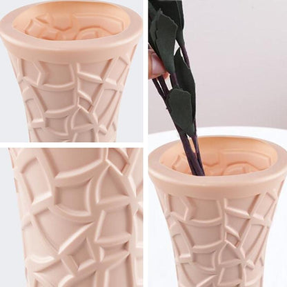 Hydroponic Vase For Dry And Wet Flower Arrangements - Milk White