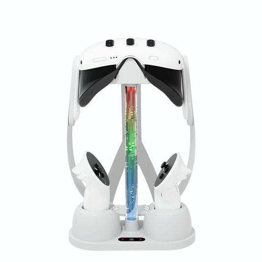 Vr Glasses Charging Base for Meta Quest 3 - Rgb Storage Bracket