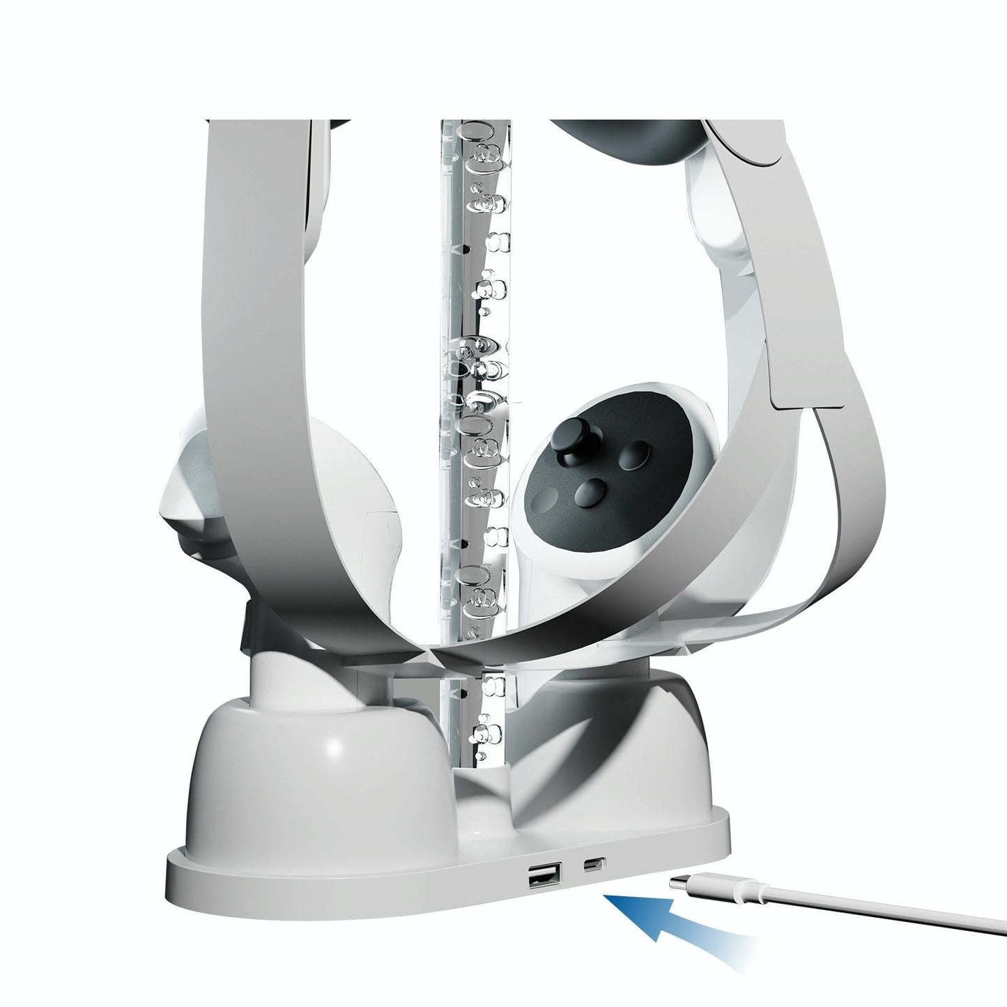 Vr Glasses Charging Base for Meta Quest 3 - Rgb Storage Bracket