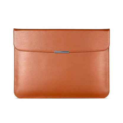 Leather Laptop Sleeve - Ultra-thin and Stylish - Black
