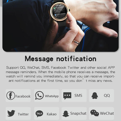 1.32 Inch Ips Hd Screen Smart Watch Support Bluetooth Calling / Blood Pressure Monitoring - Pink