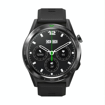 1.39 Inch Screen Voice Calling Smart Watch Support Heart Rate / Blood Pressure / Blood Oxygen - Midnight Black