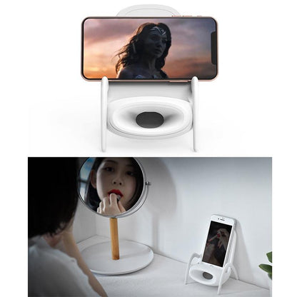 Wireless Charger With Amplifier Chair Shape - White