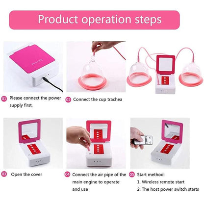 Usb Charging Chest Massager Portable & Electric - A Cup