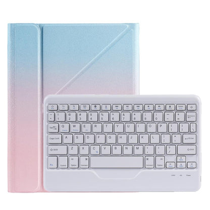 Bluetooth Keyboard Leather Case For Ipad 9.7 With Triangle Holder & Pen Slot - Black Diamond Pattern