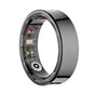 Smart Ring With Heart Rate Blood Oxygen Sleep Monitoring & Sports Modes - Size 11 - Black
