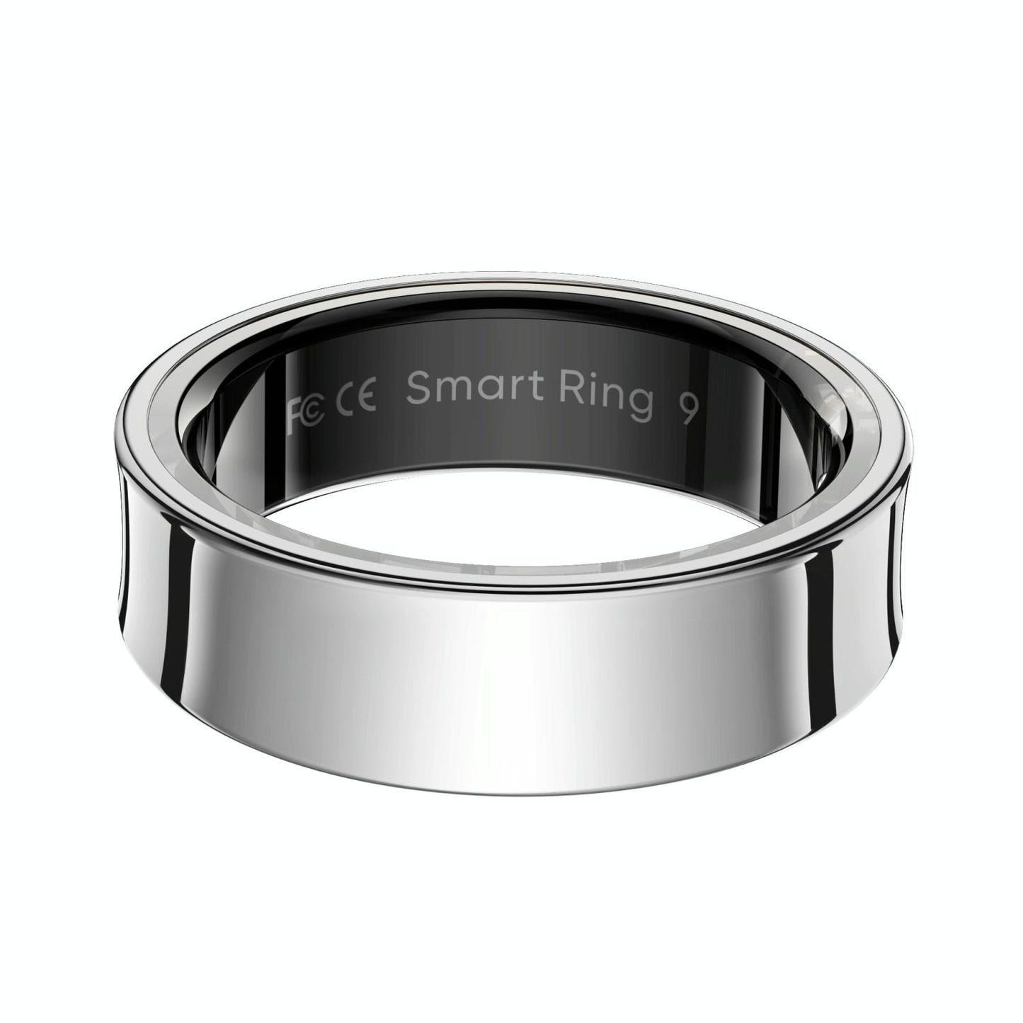 Smart Ring With Heart Rate Blood Oxygen Sleep Monitoring & Sports Modes - Size 11 - Black