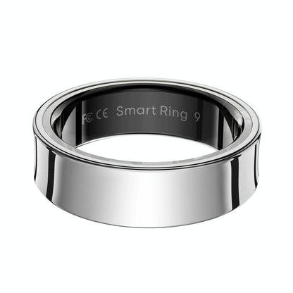 Smart Ring With Heart Rate Blood Oxygen Sleep Monitoring & Sports Modes - Size 11 - Black