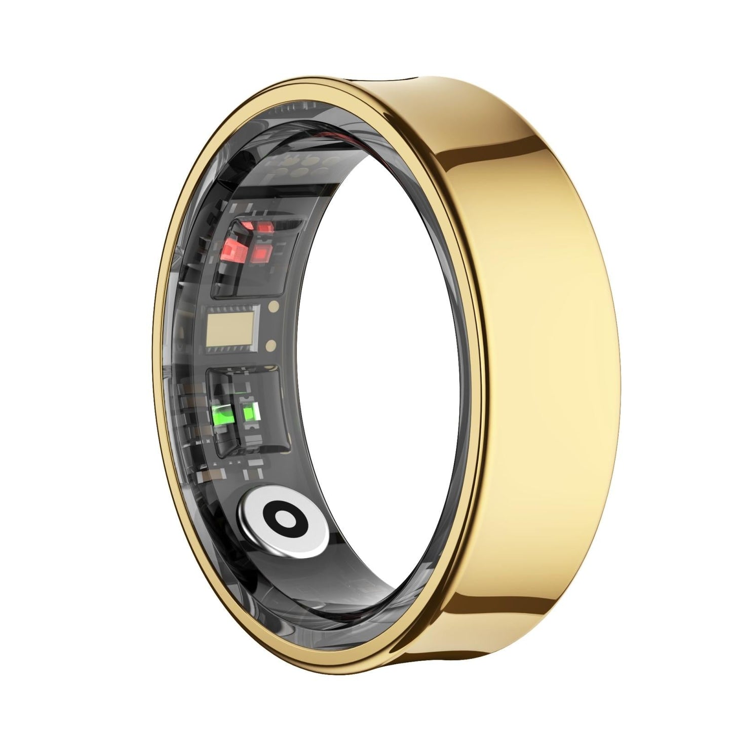 Smart Ring With Heart Rate Blood Oxygen Sleep Monitoring & Sports Modes - Size 11 - Black