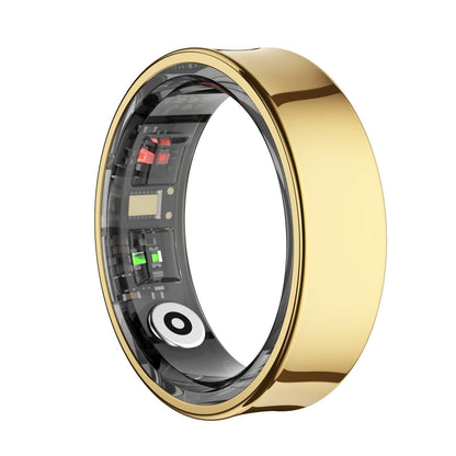 Smart Ring With Heart Rate Blood Oxygen Sleep Monitoring & Sports Modes - Size 11 - Black