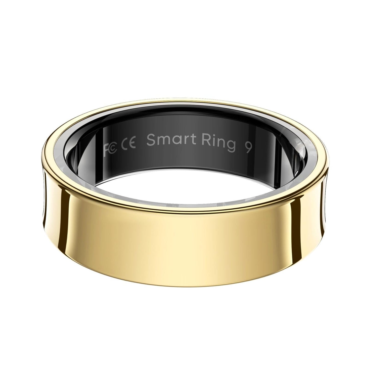 Smart Ring With Heart Rate Blood Oxygen Sleep Monitoring & Sports Modes - Size 11 - Black