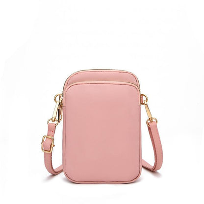 Women Mini Crossbody Phone Bag With Headphone Hole - Black