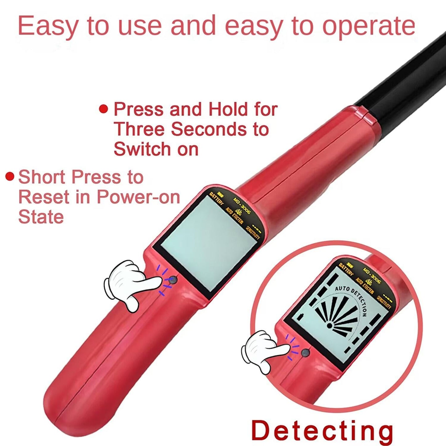 Outdoor Treasure Hunter Metal Detector For Kids - Science Toy
