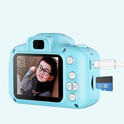 Portable 8.0mp Hd Children's Digital Camera with 2.0 Screen - Blue