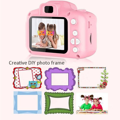 Portable 8.0mp Hd Children's Digital Camera with 2.0 Screen - Blue