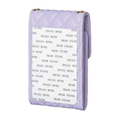 Vertical Card Bag For Mobile Phones Sticker - Dark Purple