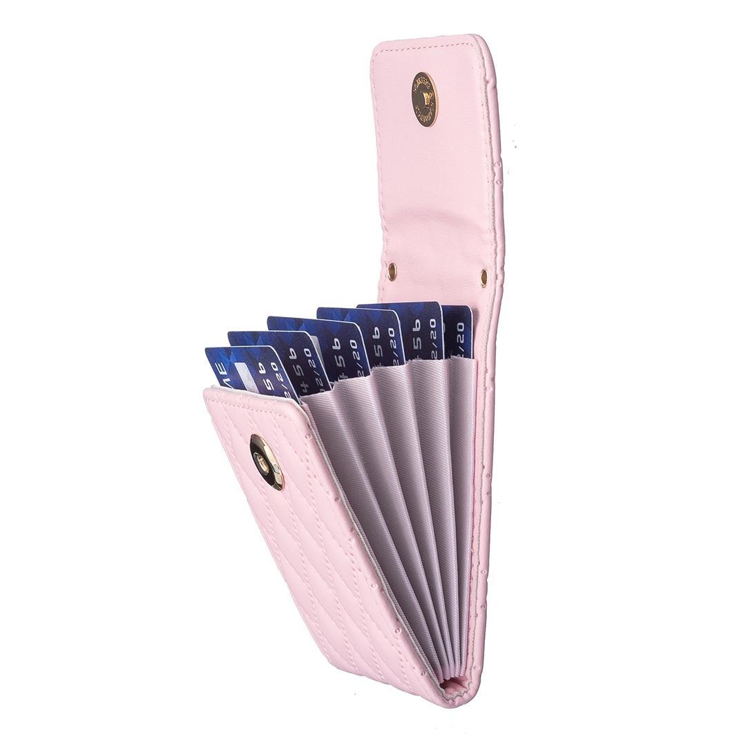 Vertical Card Bag For Mobile Phones Sticker - Dark Purple